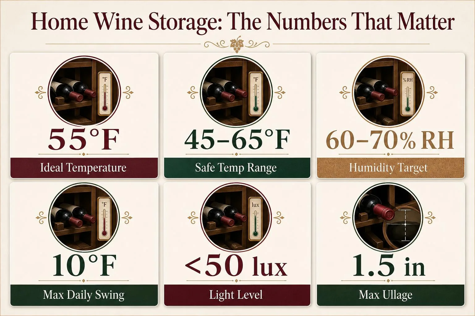 Home Wine Storage: The Numbers That Matter — key facts at a glance