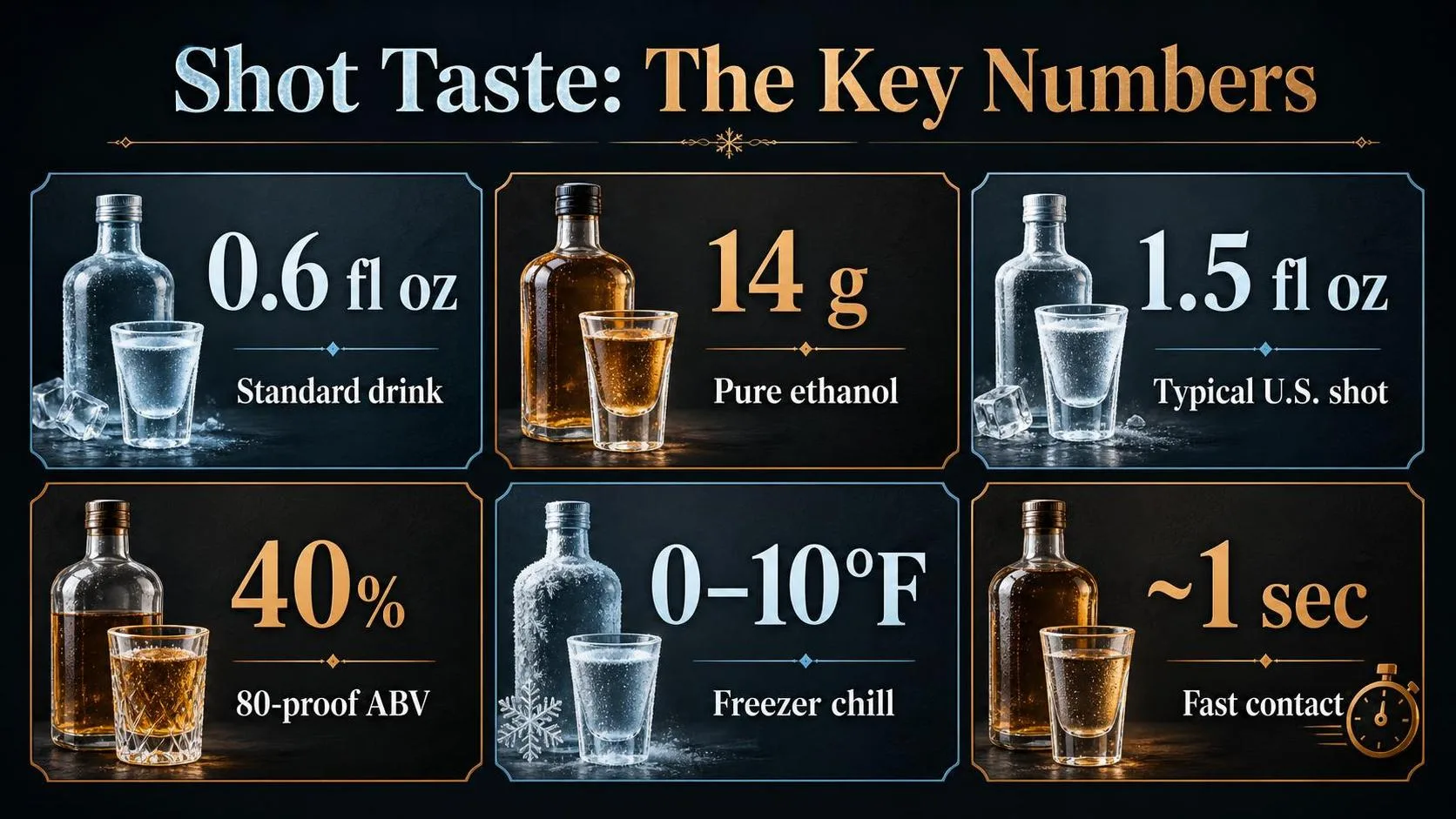 How To Take A Shot Without Tasting It? 1 Shot Taste: The Key Numbers — key facts at a glance