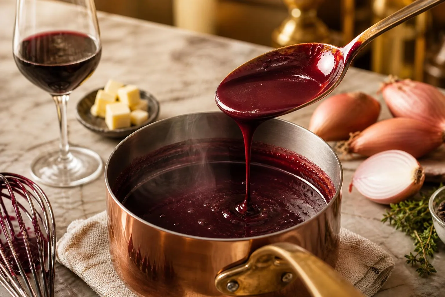 How To Thicken Red Wine Sauce