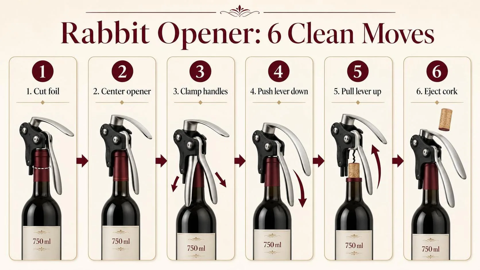 How To Use Rabbit Wine Opener? 1 Rabbit Opener: 6 Clean Moves — key facts at a glance