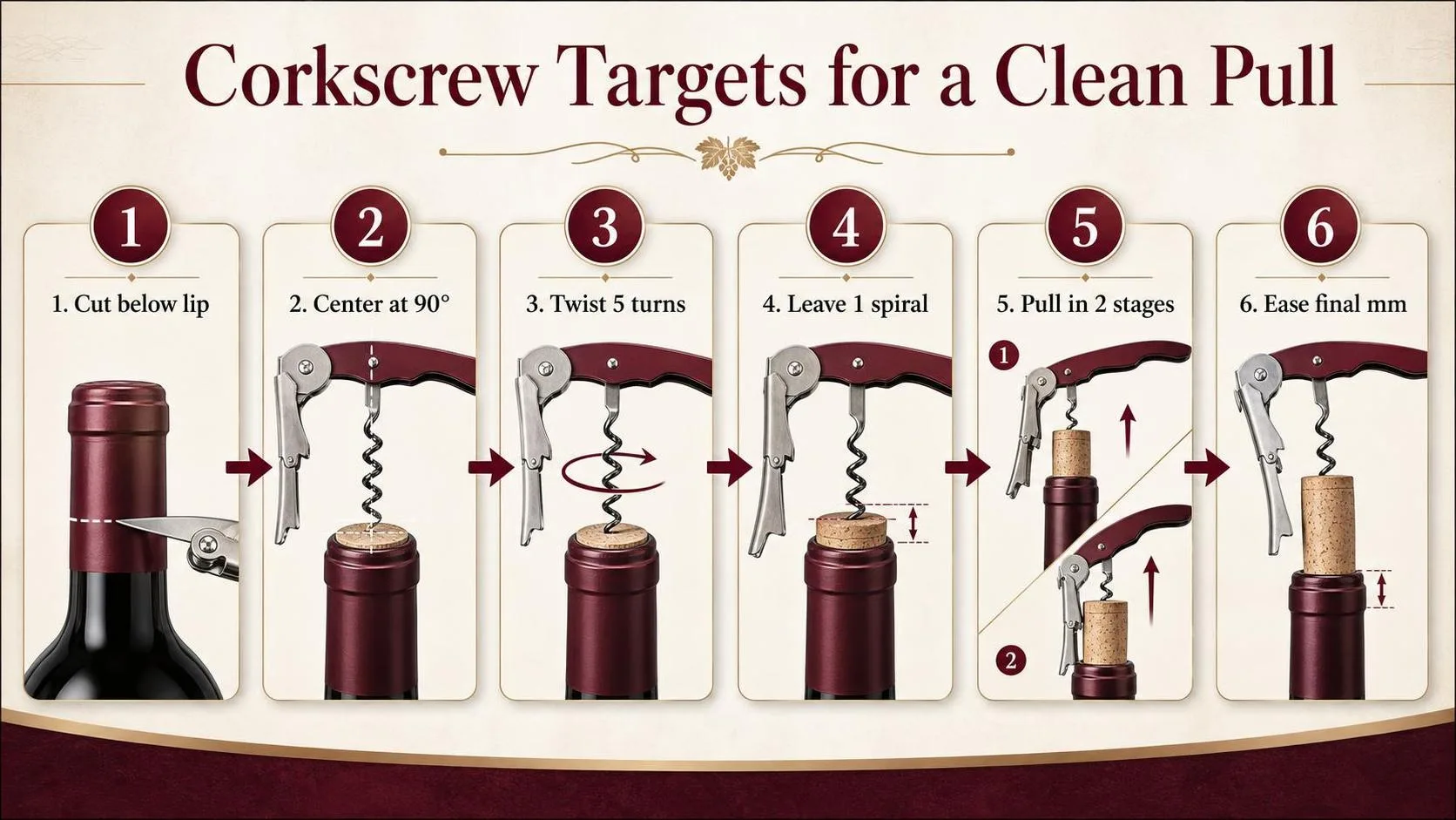 How To Use Wine Opener Corkscrew? 1 Corkscrew Targets for a Clean Pull — key facts at a glance
