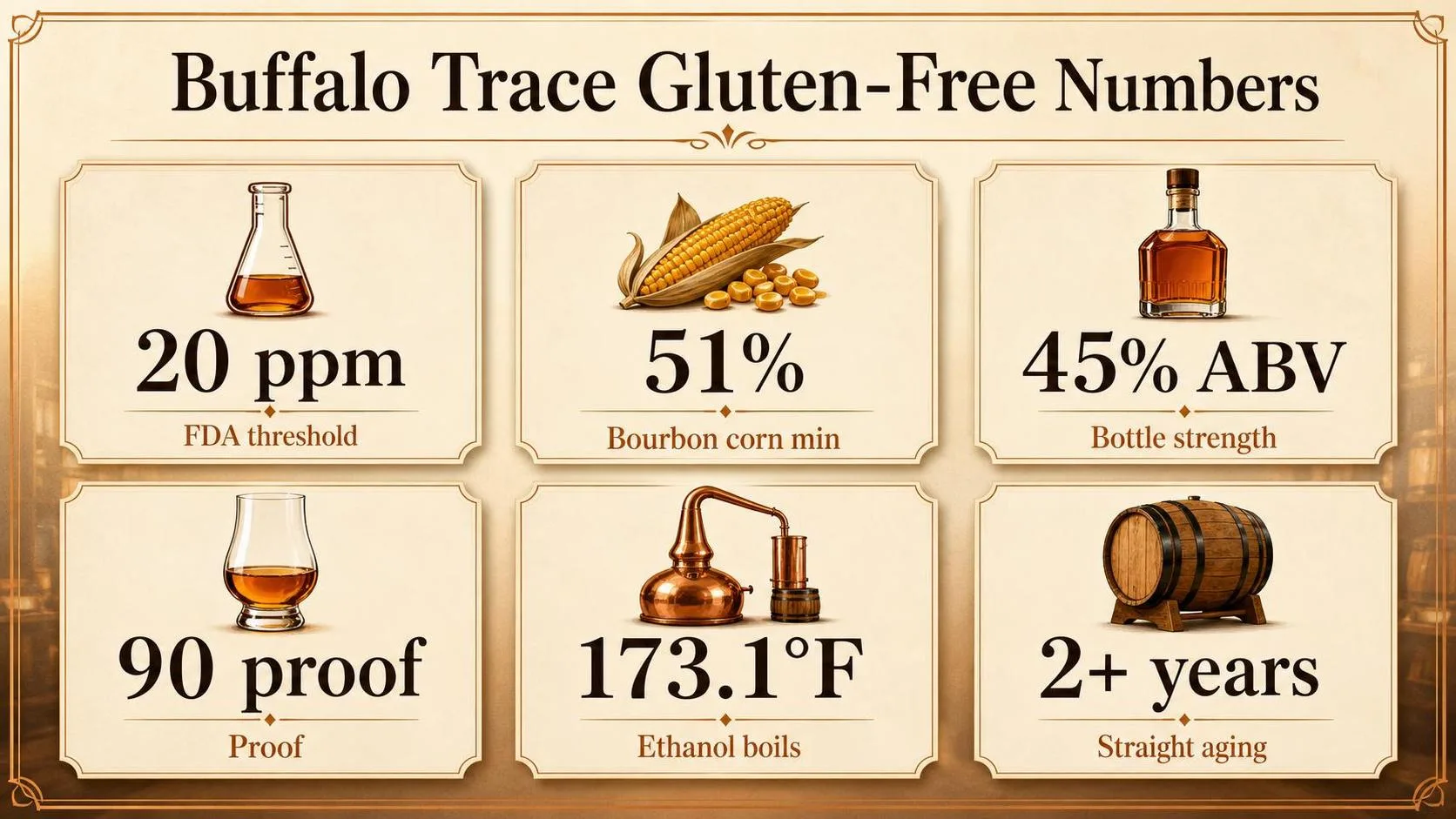 Buffalo Trace Gluten-Free Numbers — key facts at a glance