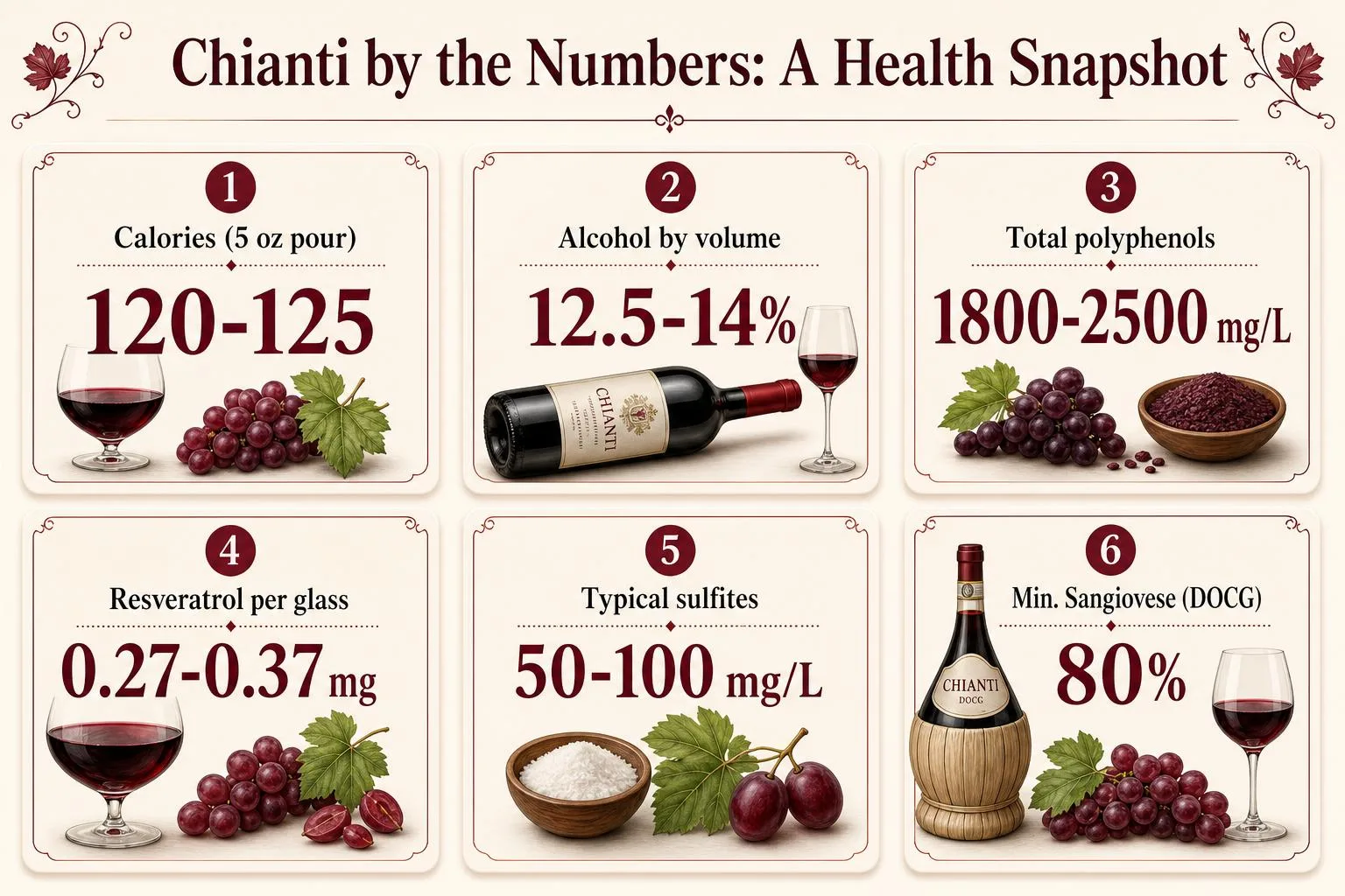 Chianti by the Numbers: A Health Snapshot — key facts at a glance
