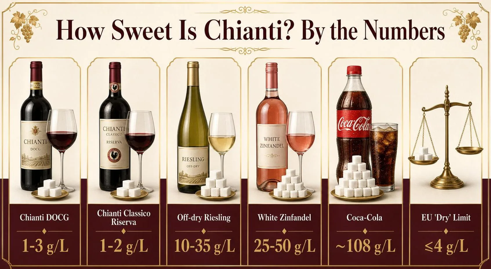 How Sweet Is Chianti? By the Numbers — key facts at a glance