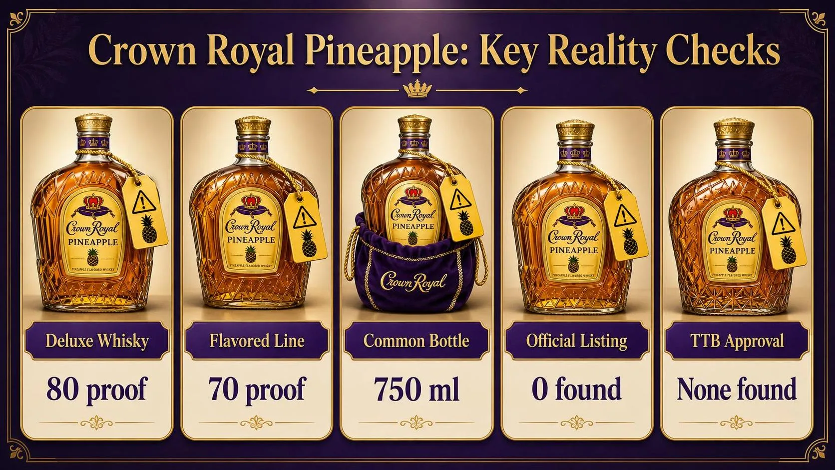 Is Crown Royal Pineapple Real? 1 Crown Royal Pineapple: Key Reality Checks — key facts at a glance