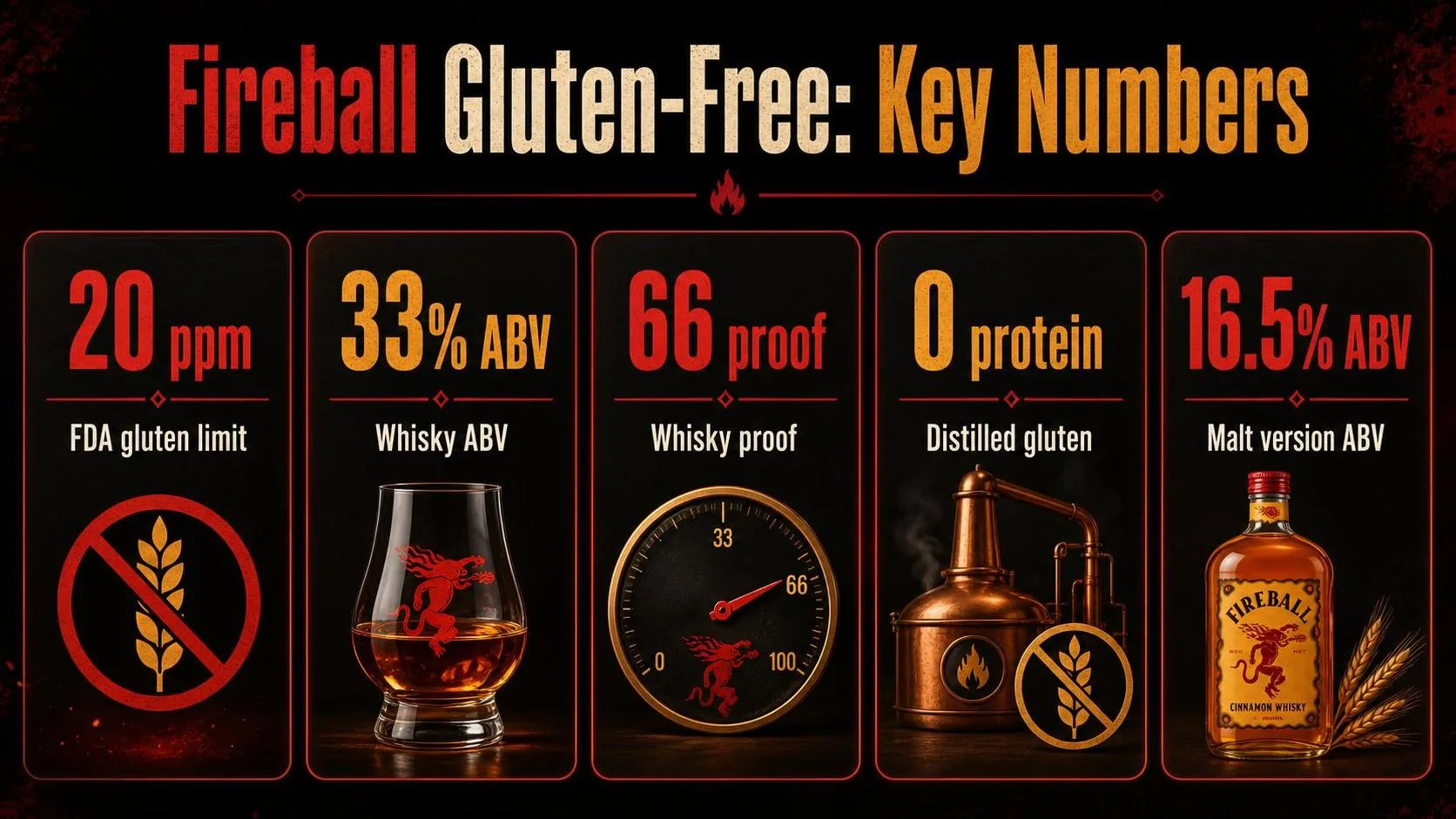 Is Fireball Gluten-Free? 1 Fireball Gluten-Free: Key Numbers — key facts at a glance
