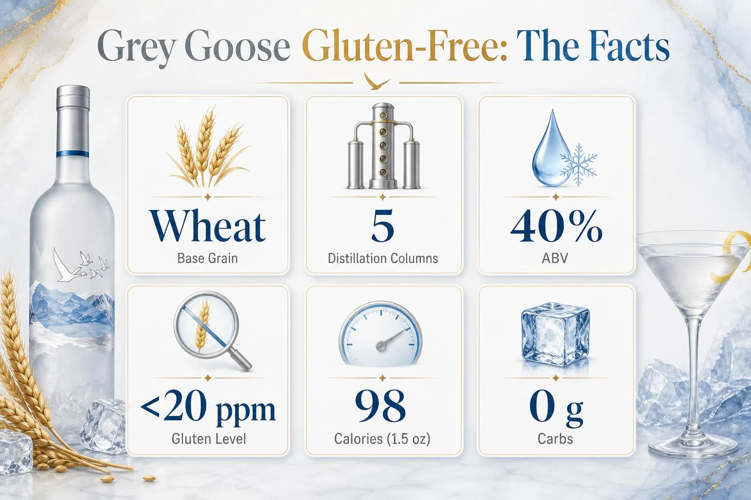 Grey Goose Gluten-Free: The Facts — key facts at a glance