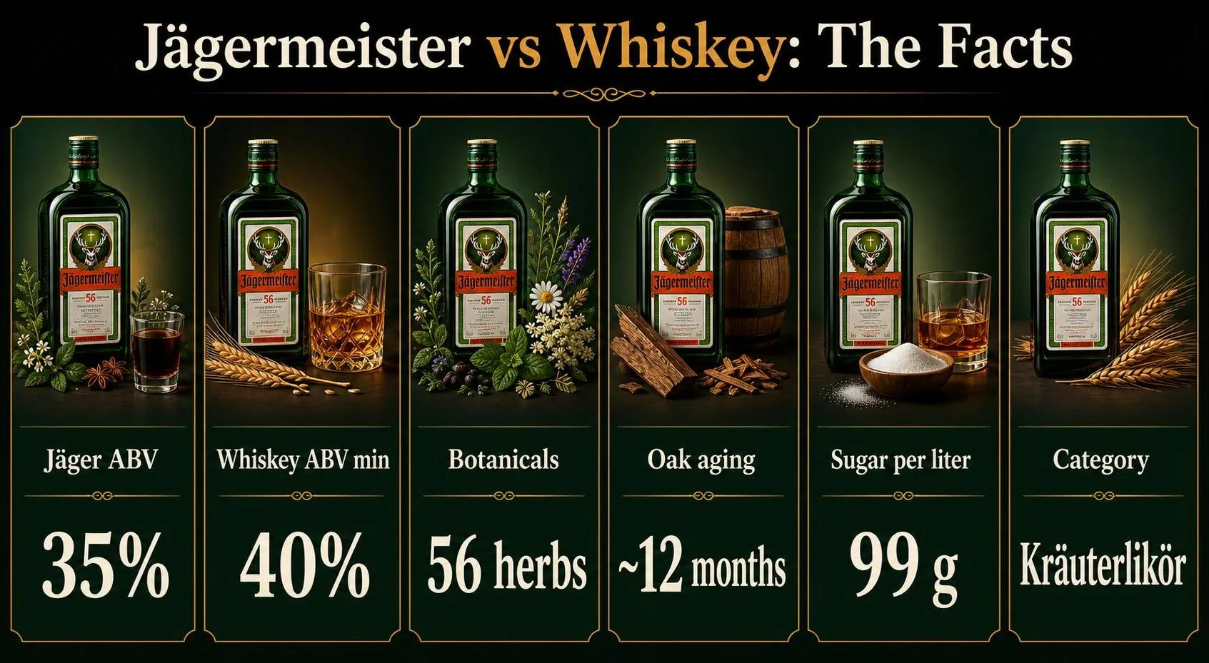 Is Jagermeister A Whiskey Or Not? Answer By Expert 1 Jägermeister vs Whiskey: The Facts — key facts at a glance