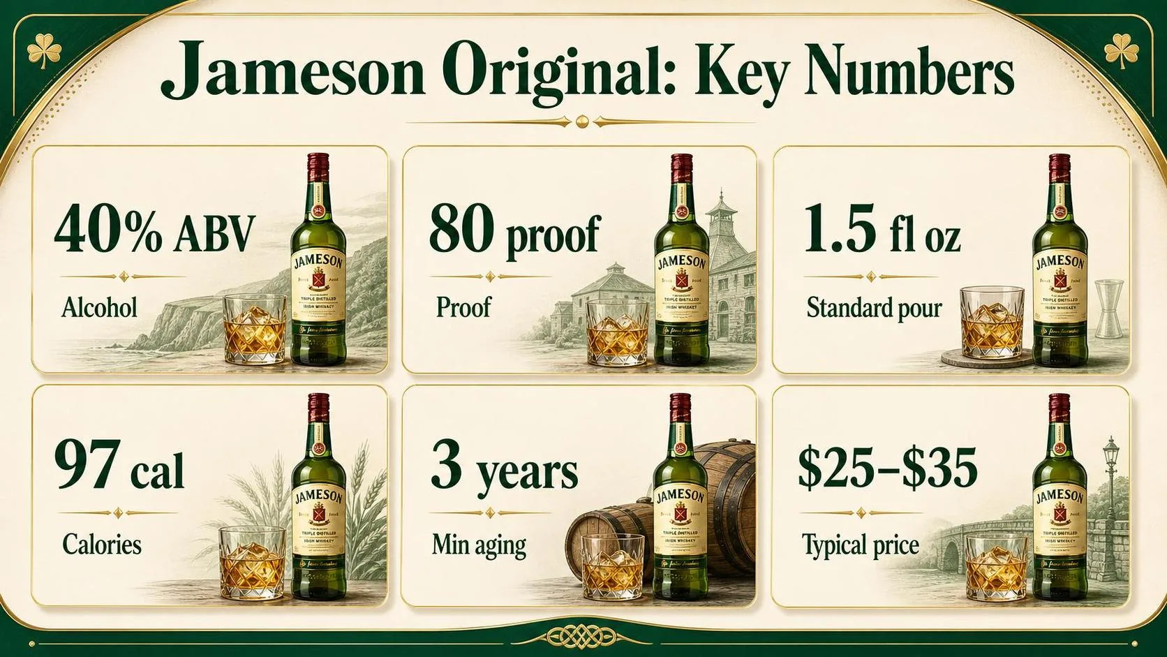 Jameson Original: Key Numbers — key facts at a glance