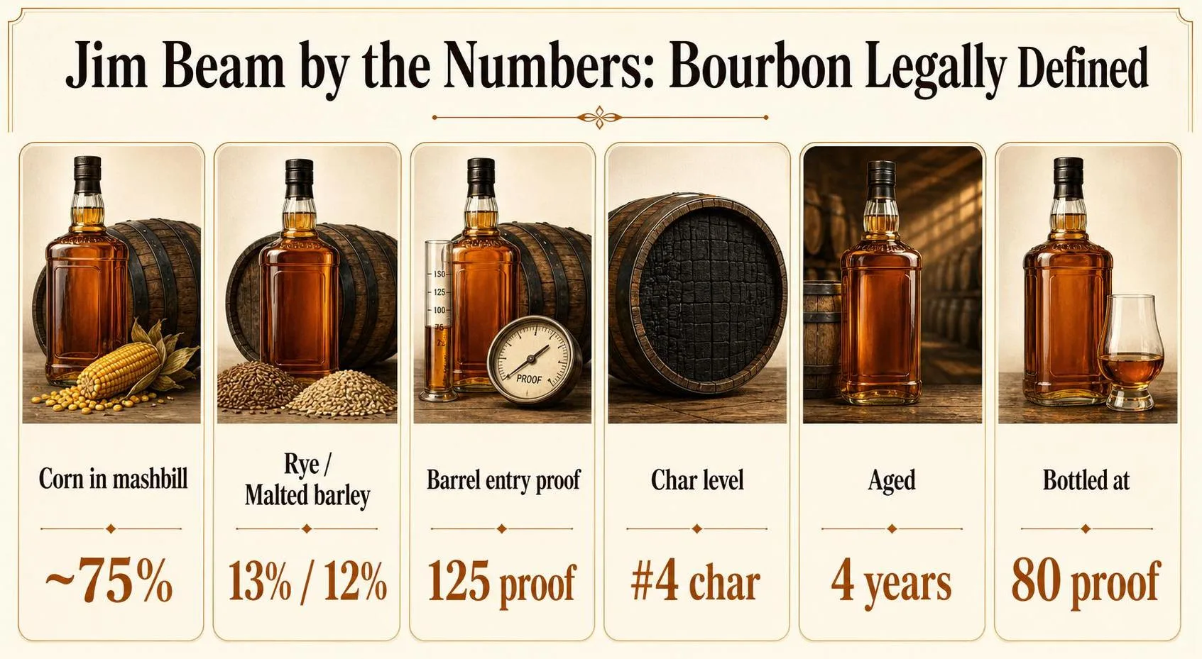 Is Jim Beam Whiskey Or Bourbon? 1 Jim Beam by the Numbers: Bourbon Legally Defined — key facts at a glance