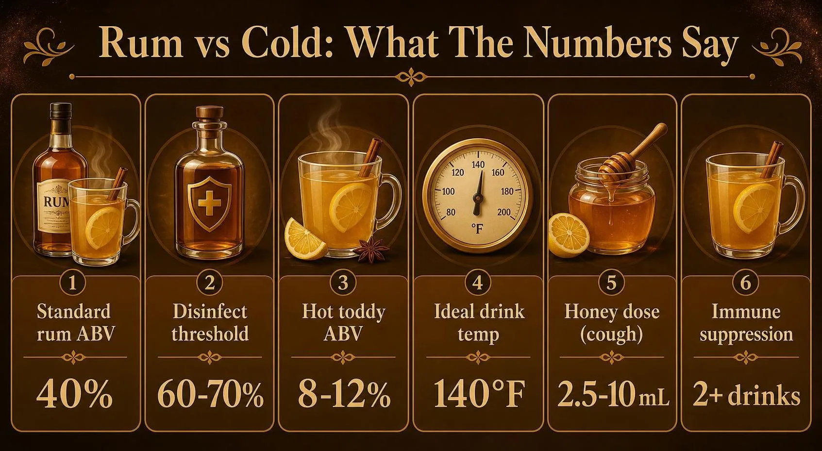 Rum vs Cold: What The Numbers Say — key facts at a glance