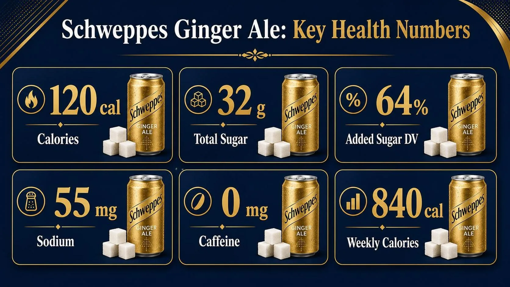 Is Schweppes Ginger Ale Good For You? Get the Answer 1 Schweppes Ginger Ale: Key Health Numbers — key facts at a glance