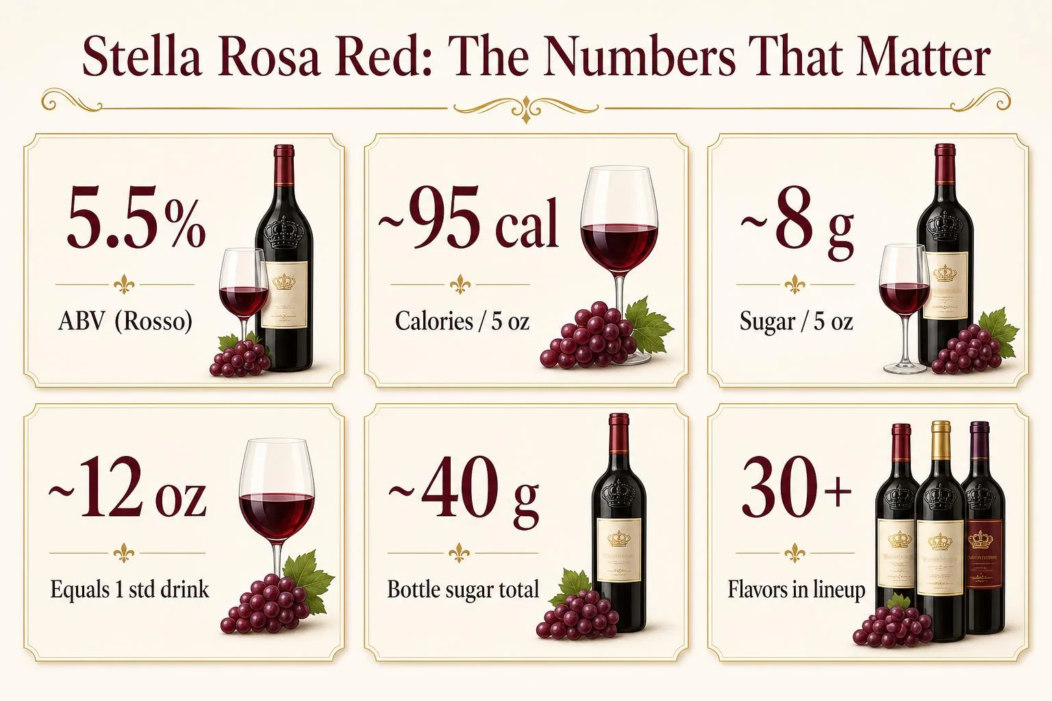 Stella Rosa Red: The Numbers That Matter — key facts at a glance