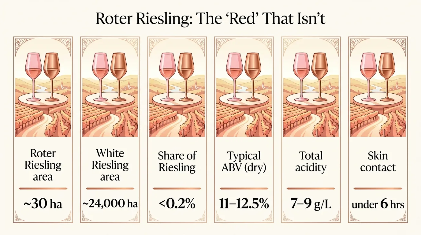 Roter Riesling: The 'Red' That Isn't — key facts at a glance