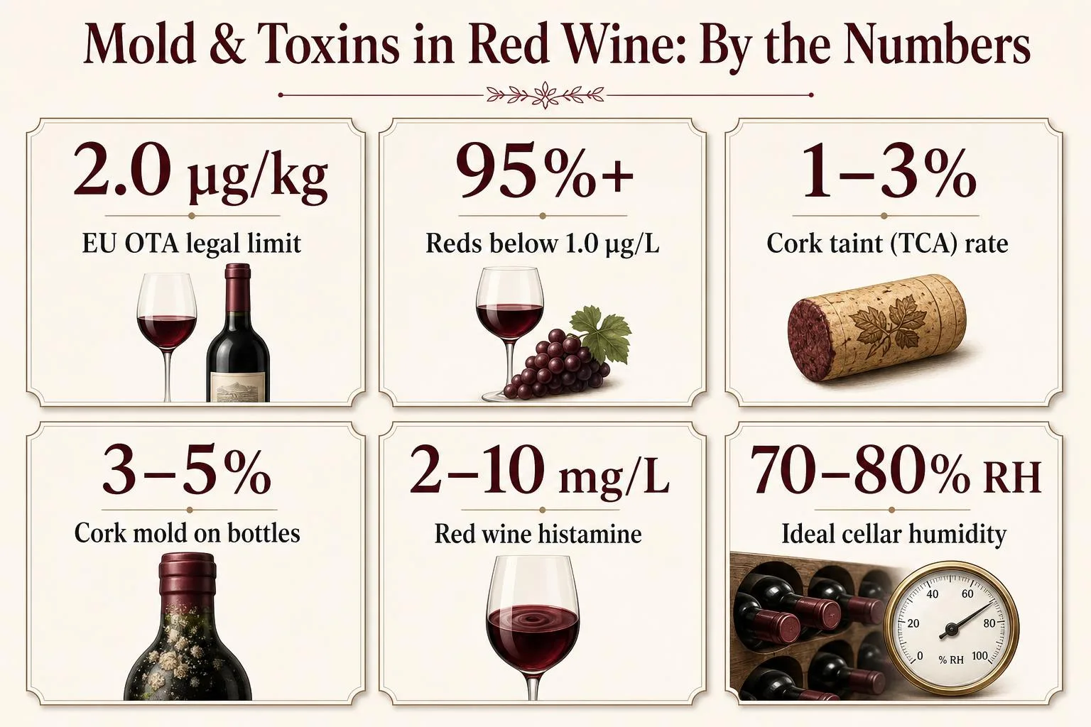 Is There Mold In Red Wine? 1 Mold & Toxins in Red Wine: By the Numbers — key facts at a glance