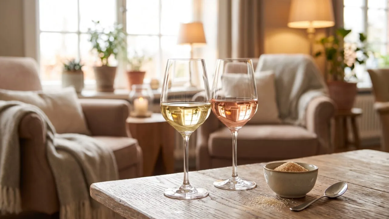 Sugar In White Wine Or Rose