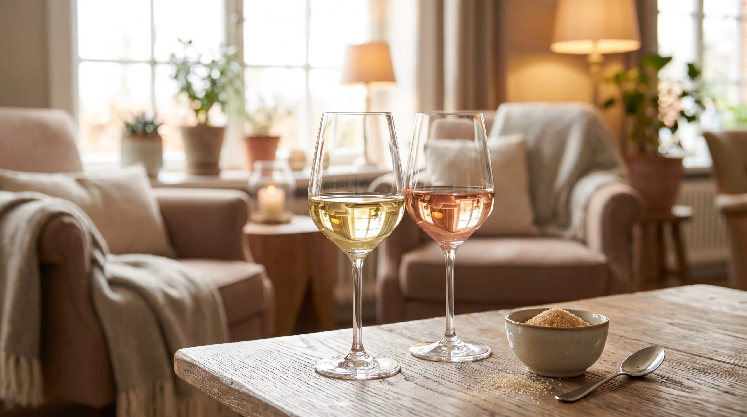 Sugar In White Wine Or Rose
