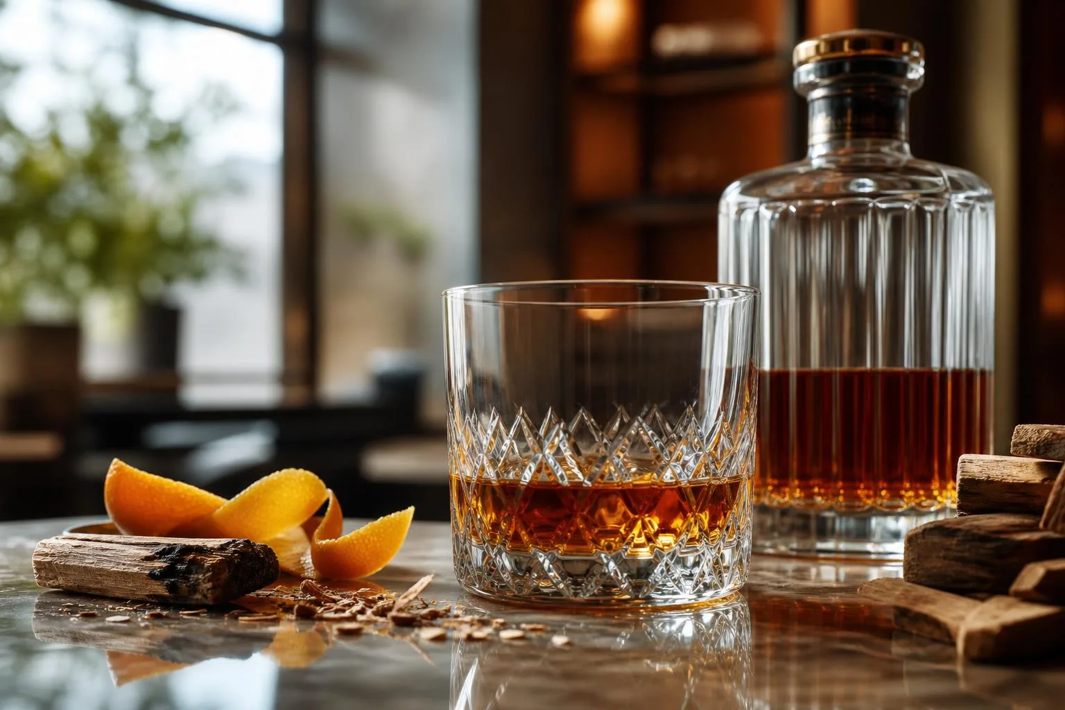 is whiskey acidic
