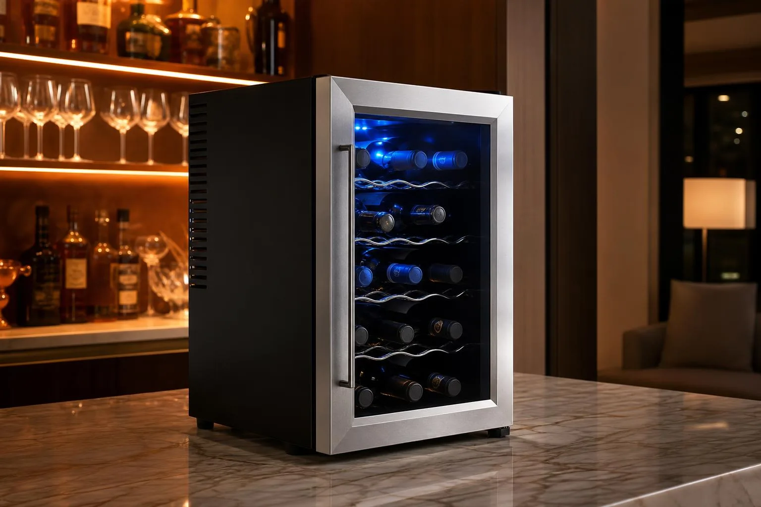 The Ivation ‎IVFWCC181LB reviewed hands-on by the FlightWineBar team after real-world testing