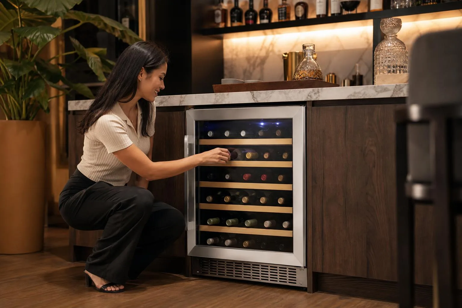 Kalamera KRC-99SS KRC-99SS Wine Cooler Review (2026): Practical Larger Storage 3 The Kalamera KRC-99SS review shown in everyday use at home, as tested by FlightWineBar