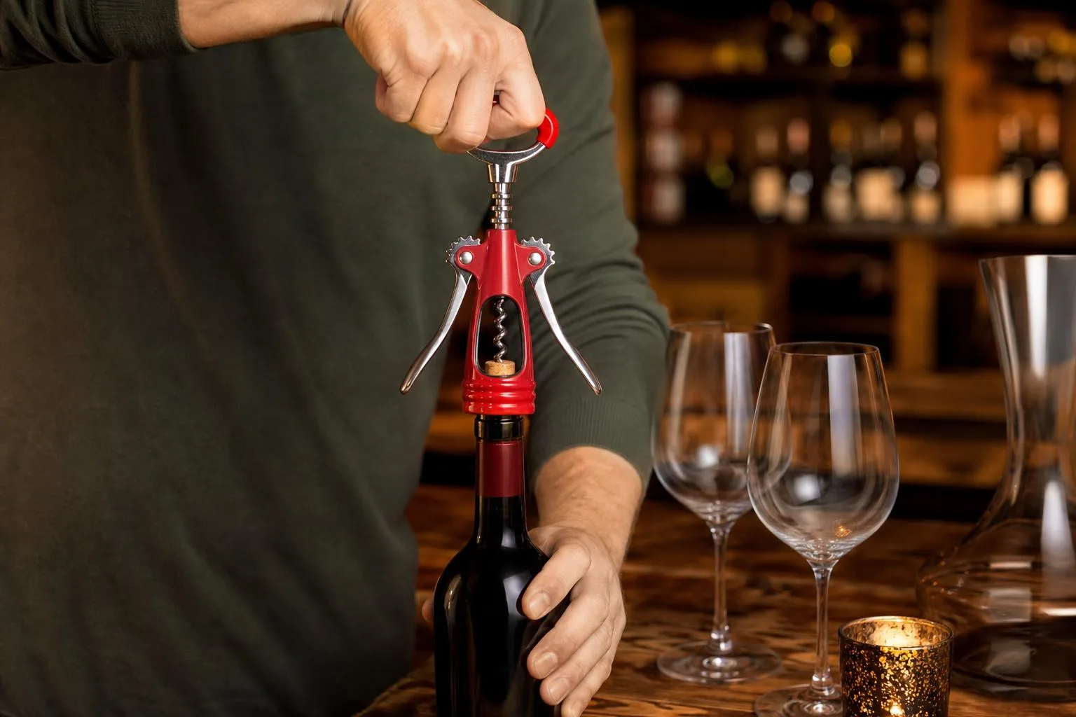 The Le Creuset shown in everyday use at home, as tested by FlightWineBar