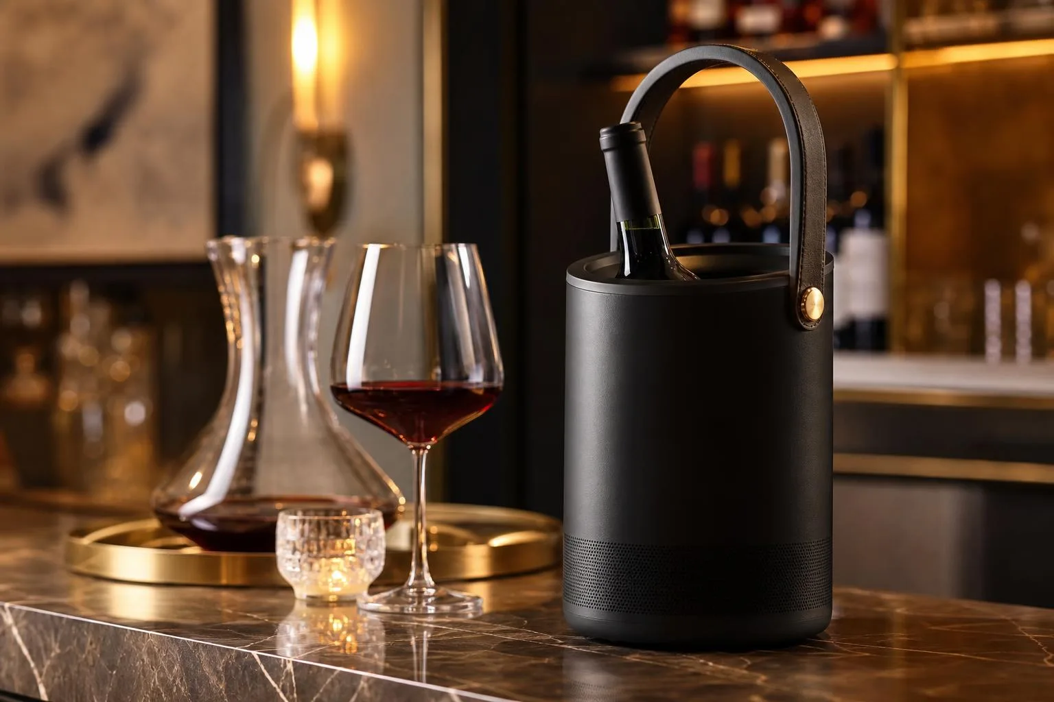 Lifewit Portable Wine Cooler Review 2026 2 Close-up of the Lifewit Portable Wine Cooler build quality, materials and finish during our review