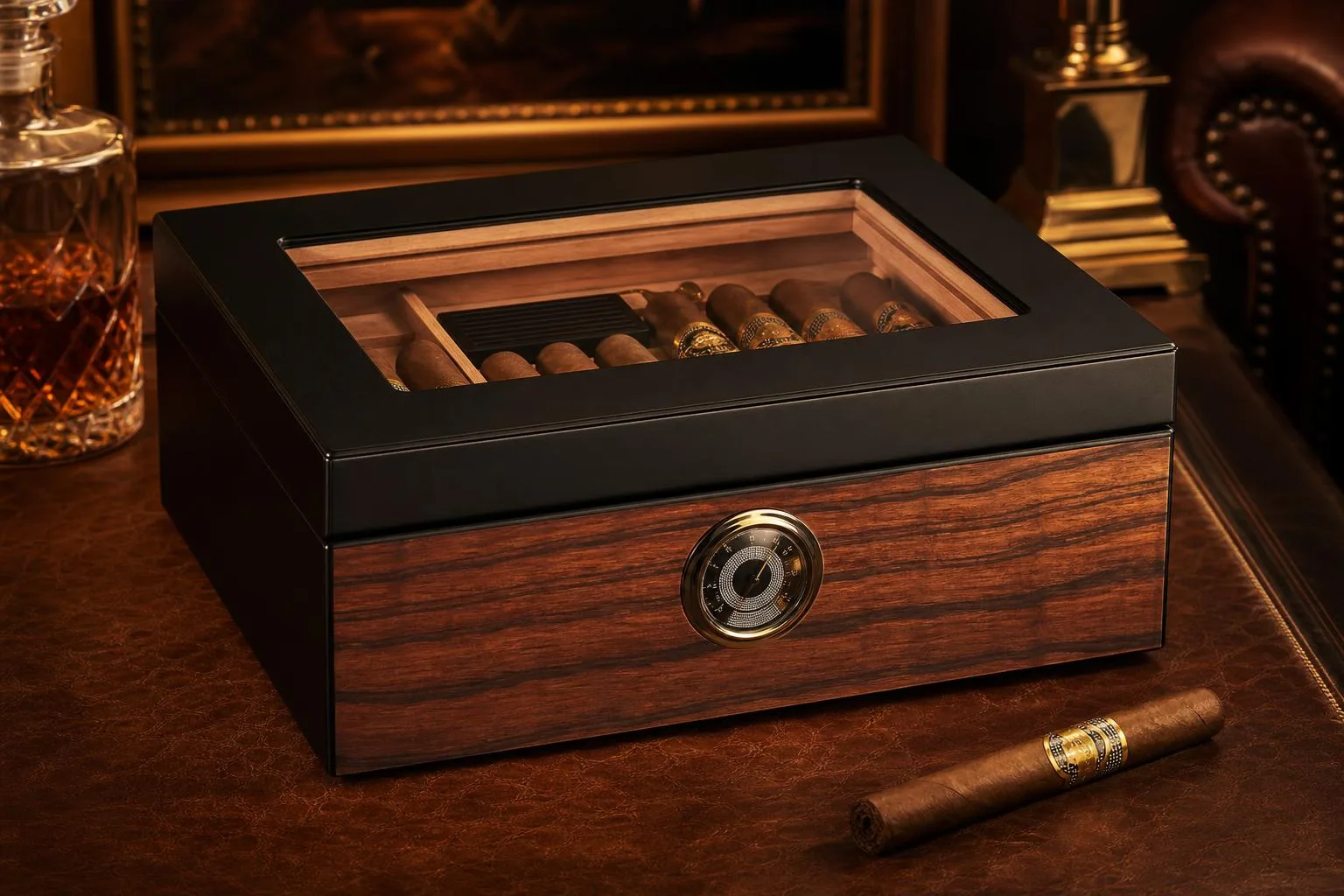 Mantello HUM-56 Cigar Humidor Review 2026 1 The Mantello HUM-56 reviewed hands-on by the FlightWineBar team after real-world testing
