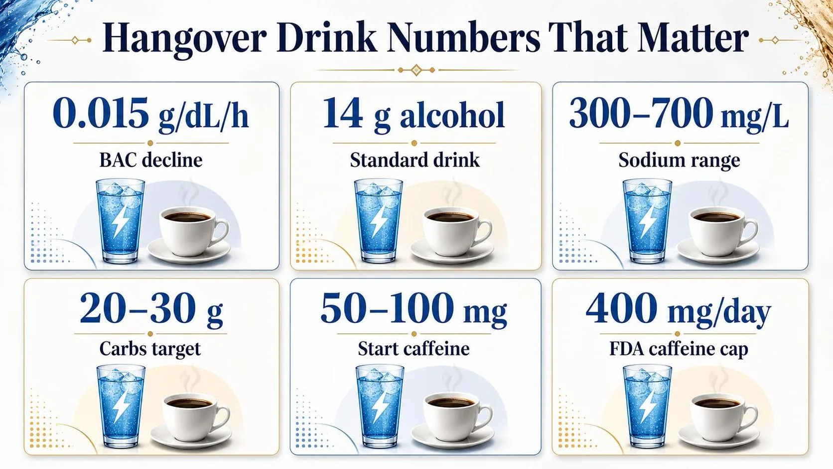 Hangover Drink Numbers That Matter — key facts at a glance