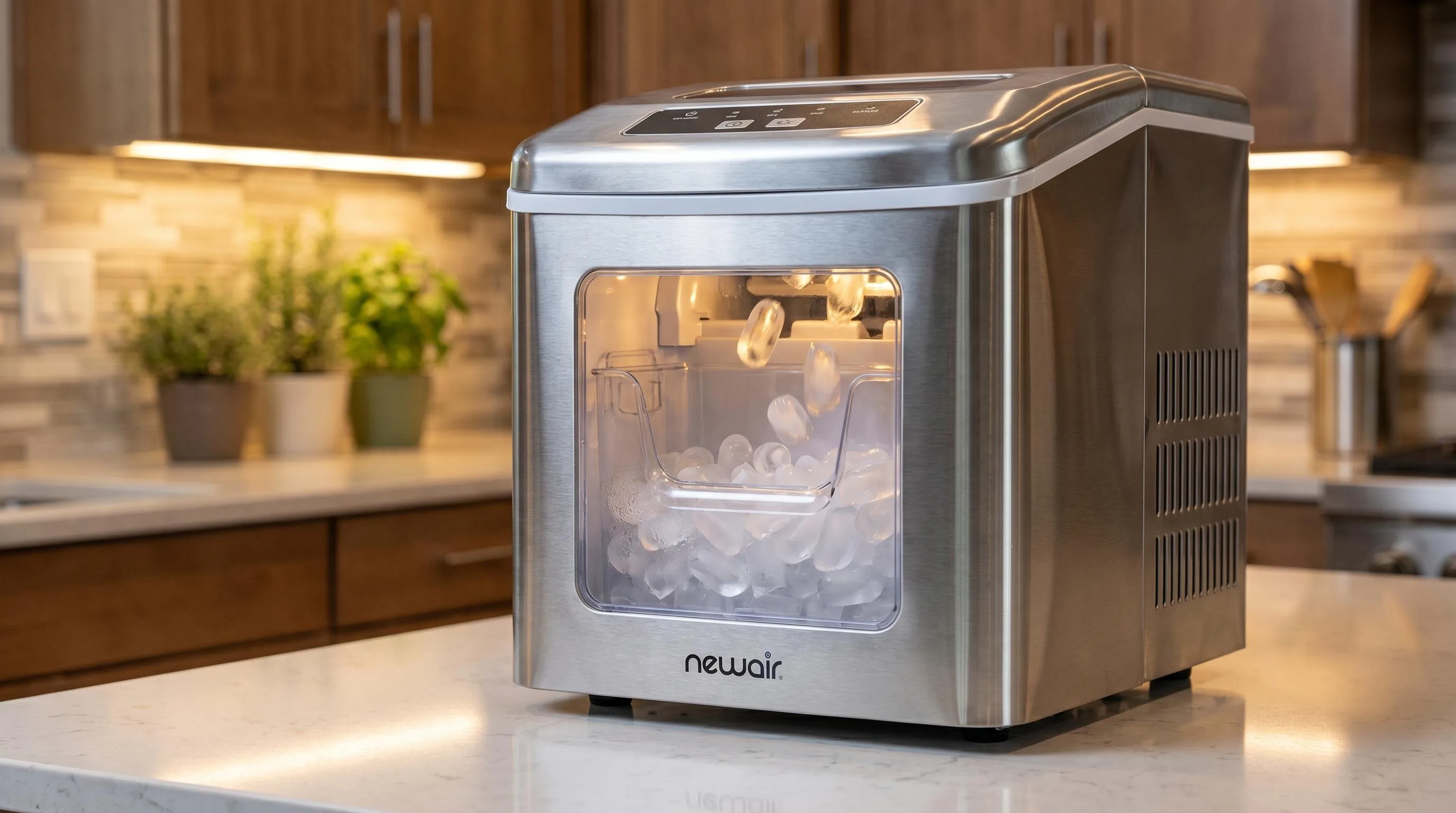NewAir AI-215SS Ice Maker: The Ultimate 2026 Full Review & Buyer’s Guide 2 Close-up of the NewAir AI-215SS build quality, materials and finish during our review