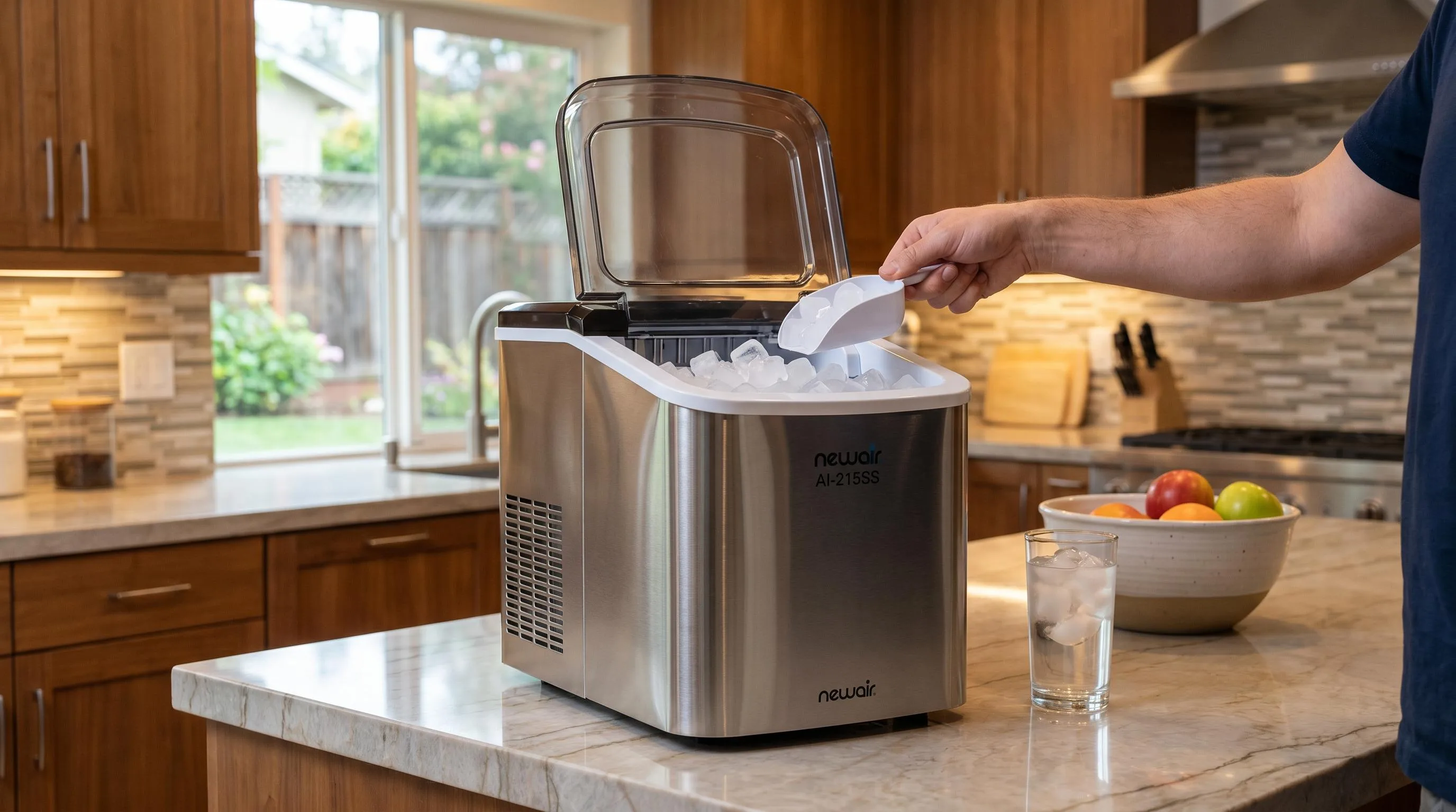NewAir AI-215SS Ice Maker: The Ultimate 2026 Full Review & Buyer’s Guide 3 The NewAir AI-215SS shown in everyday use at home, as tested by FlightWineBar