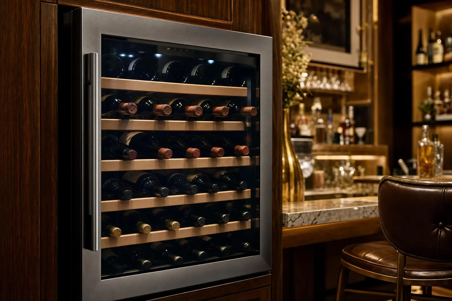 NewAir AWR-290DB Wine Cooler Review 2026 2 Close-up of the NewAir AWR-290DB build quality, materials and finish during our review