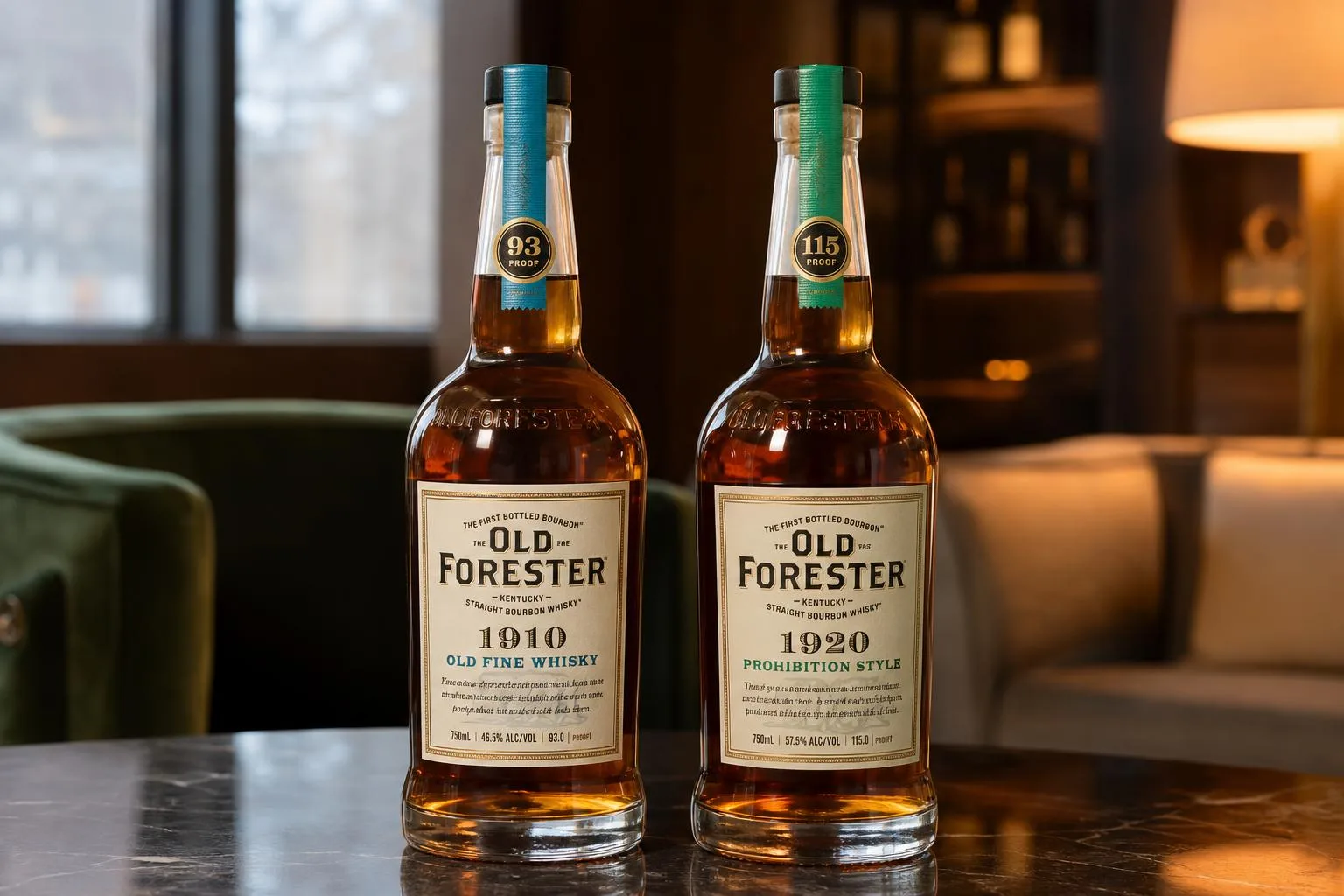 Old Forester 1910 Vs 1920