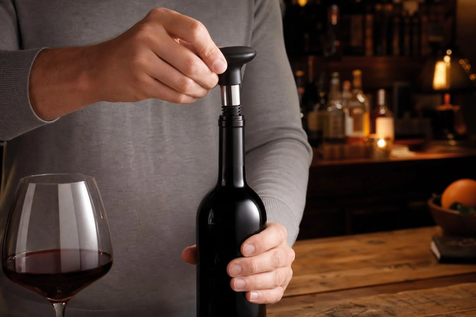 OXO Expanding Wine Stopper Review 2026 3 The OXO Expanding Wine Stopper shown in everyday use at home, as tested by FlightWineBar
