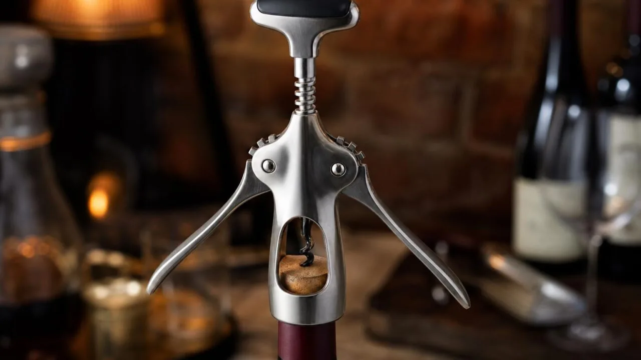 OXO Steel Double Lever Corkscrew