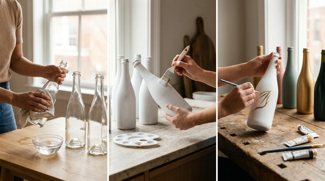 Painted Champagne Bottles - Basic Information You Must Know 4 Painted Champagne Bottles — explained with facts and figures in this guide