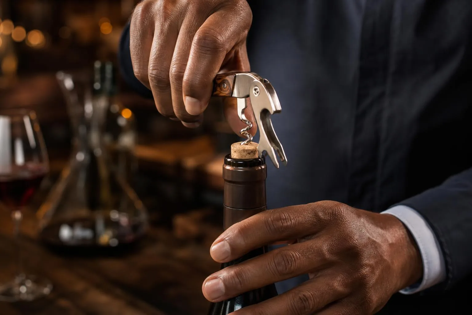 Coutale Sommelier Corkscrew Review 2026 2 Close-up of the Coutale Sommelier Corkscrew build quality, materials and finish during our review