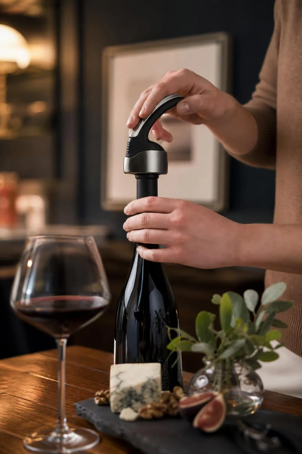 Rabbit Champagne and Wine Sealer Review 2026 3 The Rabbit Champagne and Wine Sealer shown in everyday use at home, as tested by FlightWineBar