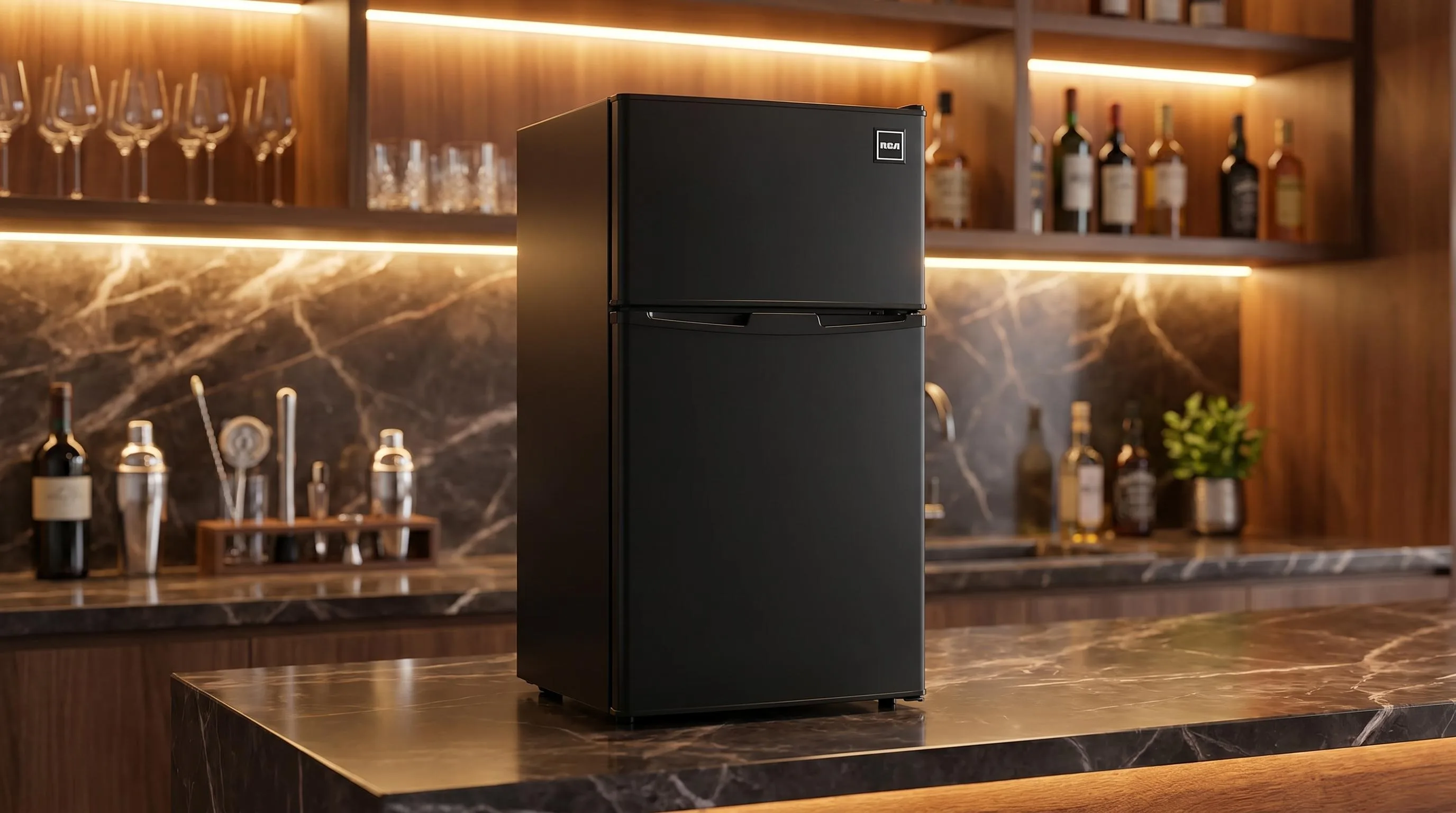 RCA RFR835 Mini Fridge Review 2026 2 Close-up of the RCA RFR835 build quality, materials and finish during our review