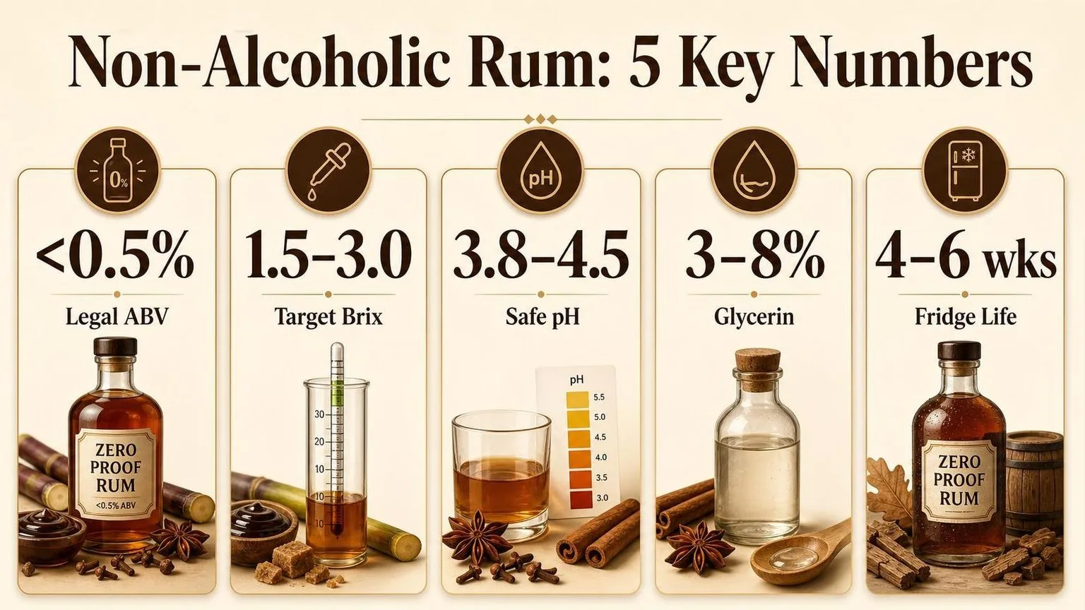 How To Make Non Alcoholic Rum? 1 Non-Alcoholic Rum: The 5 Key Numbers — key facts at a glance