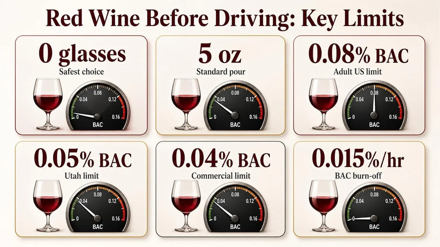 Red Wine & Driving: BAC by Body Weight — key facts at a glance