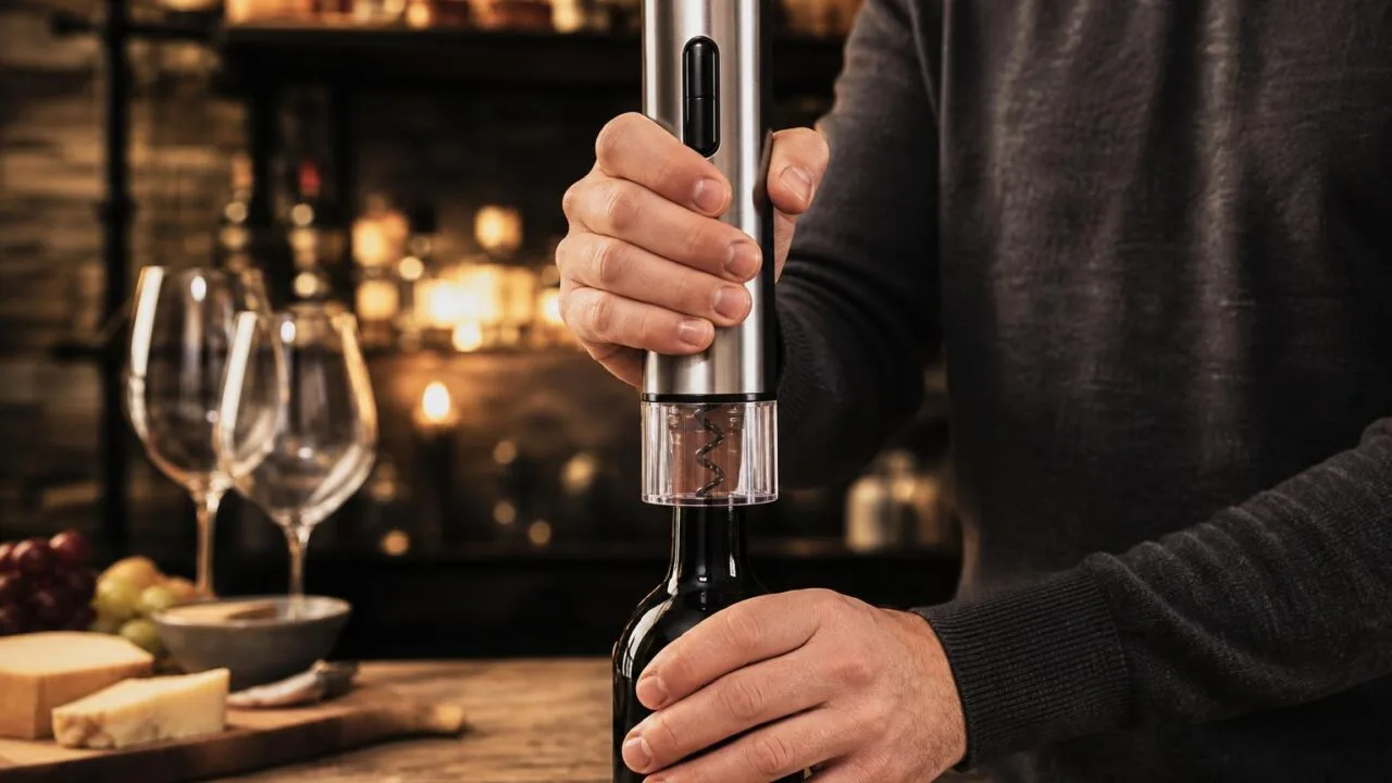 Secura Electric Wine Bottle Corkscrew