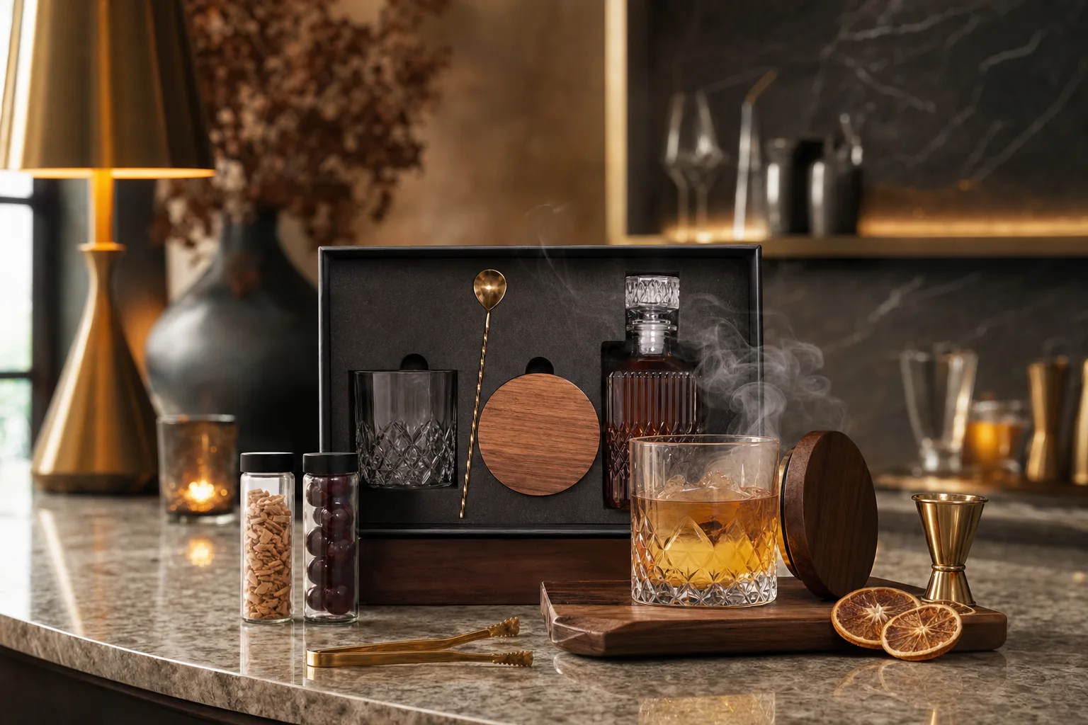Smoked Old Fashioned Kit