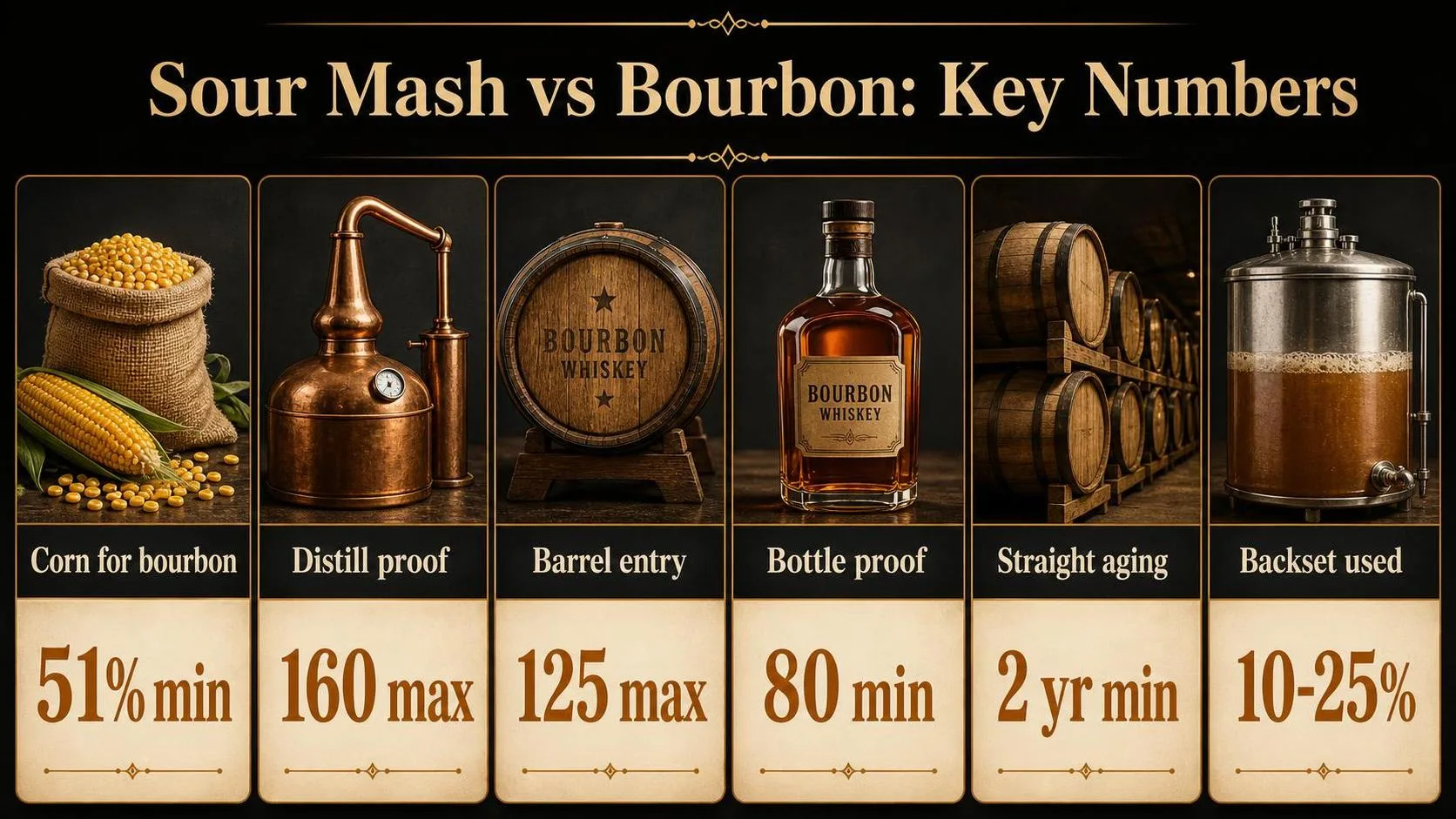 Sour Mash Vs Bourbon: Which is Best? 1 Sour Mash vs Bourbon: Key Numbers — key facts at a glance