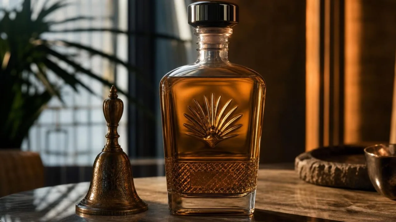 Tequilla Bottle With Bell