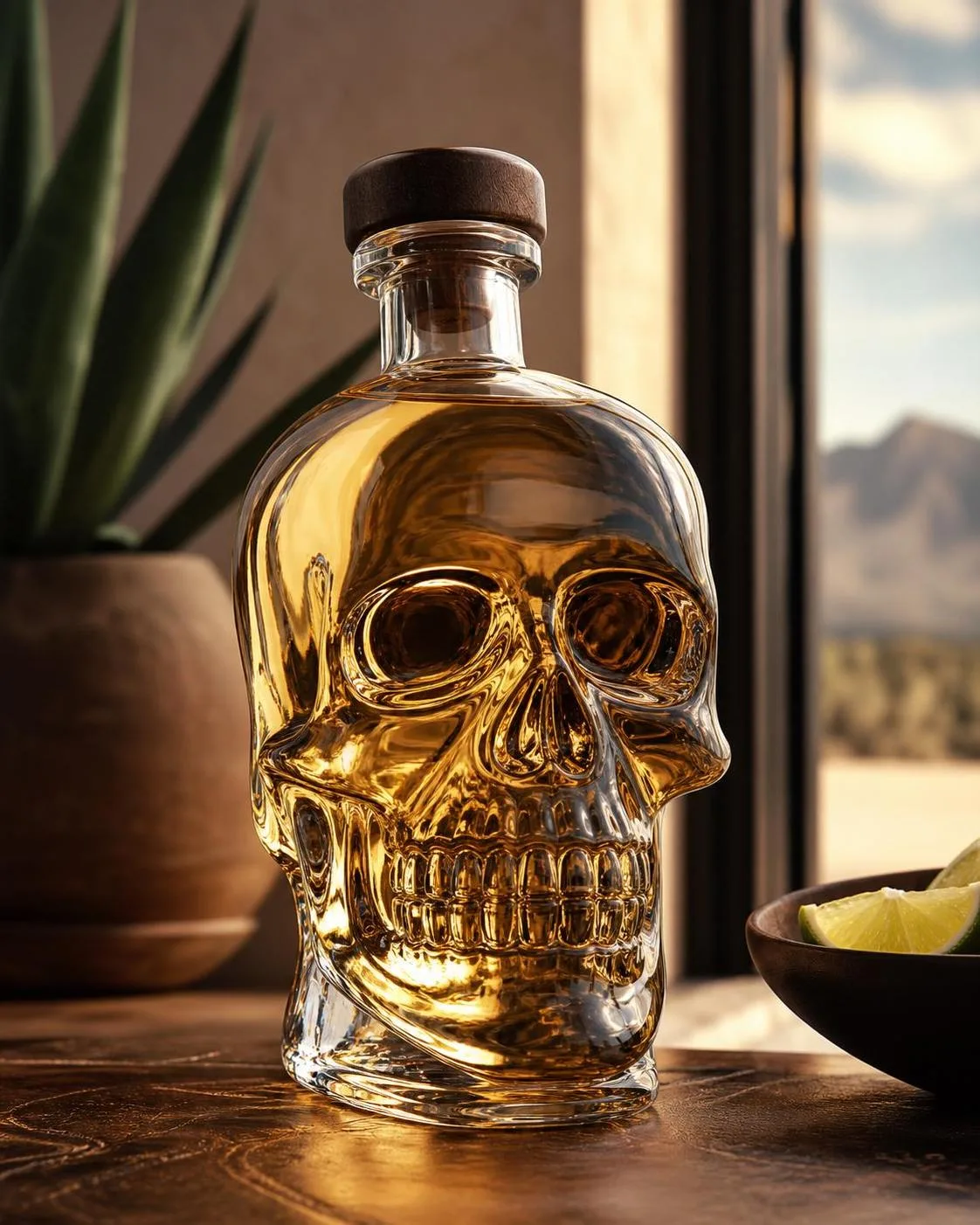 Tequilla Skull Bottle