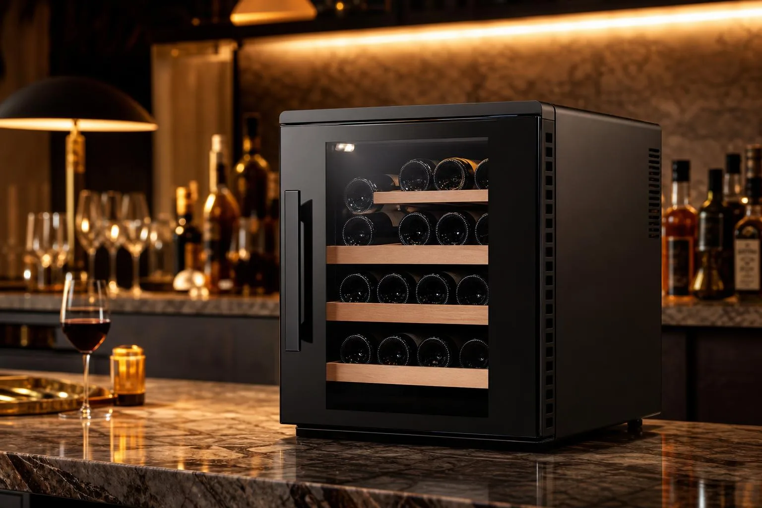 The Tirrinia Portable Wine Cooler reviewed hands-on by the FlightWineBar team after real-world testing