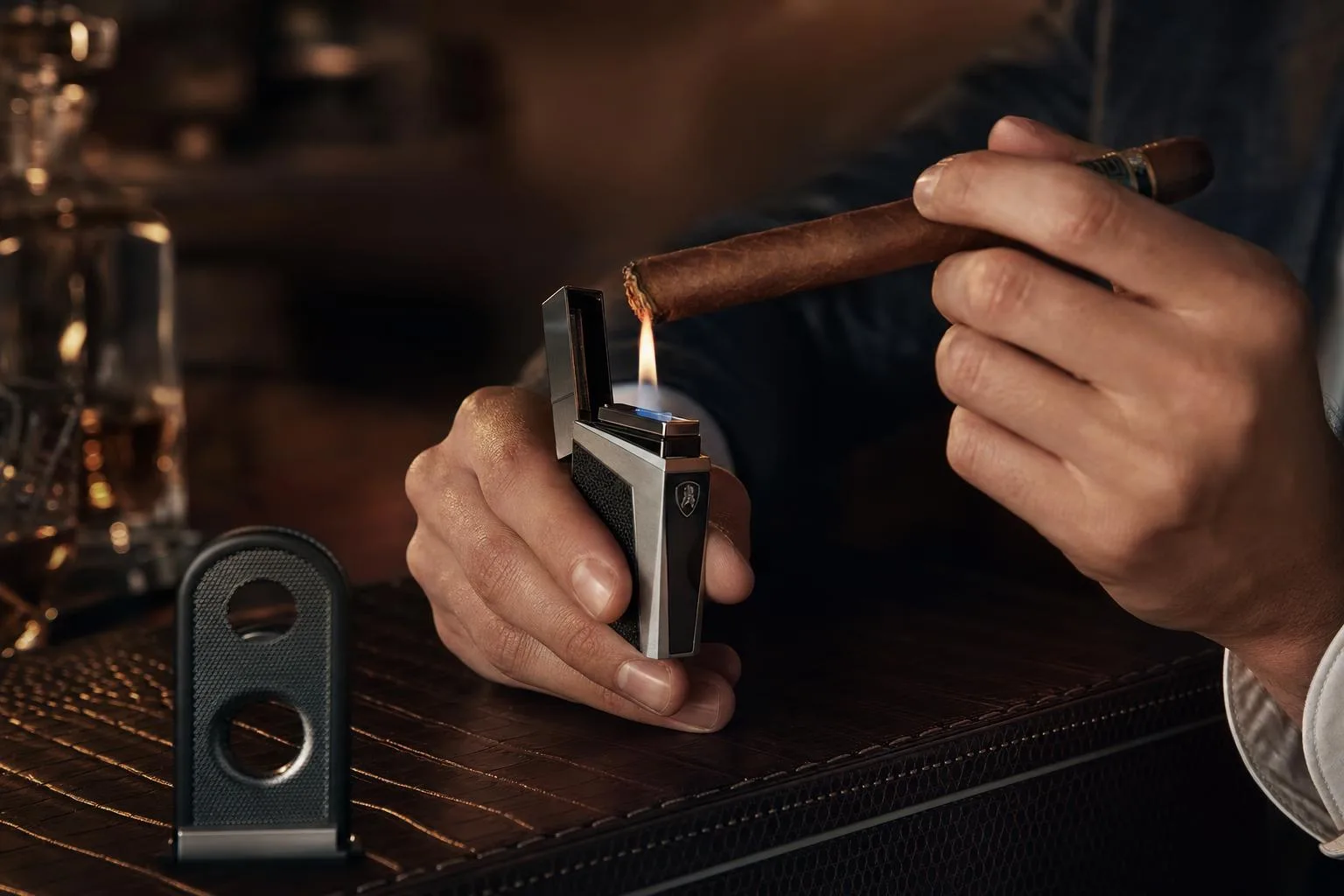 Tonino Lamborghini Les Mans Cigar Cutter Review 2026 3 The Tonino Lamborghini Les Mans shown in everyday use at home, as tested by FlightWineBar