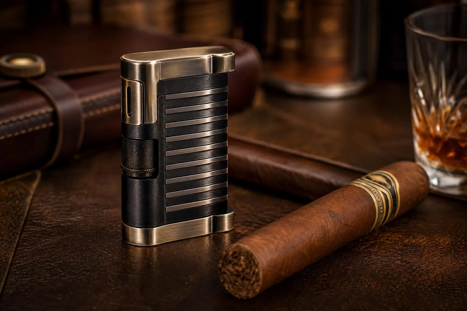 Vertigo Big Daddy Cigar Cutter Review 2026 2 Close-up of the Vertigo Big Daddy build quality, materials and finish during our review