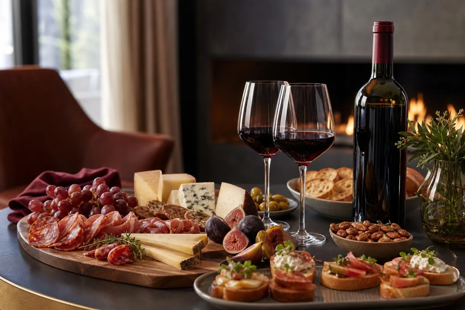 What Appetizers Go With Red Wine