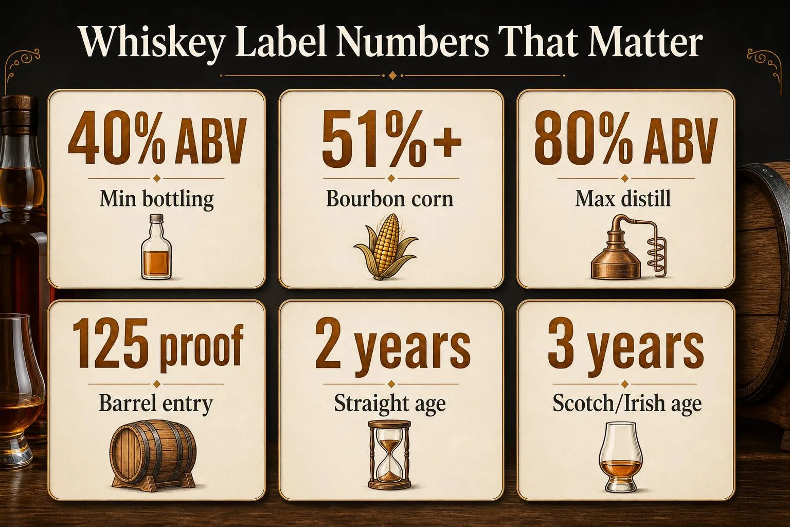 Whiskey Label Numbers That Matter — key facts at a glance